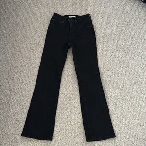 MADEWELL mid-rise kick out jeans